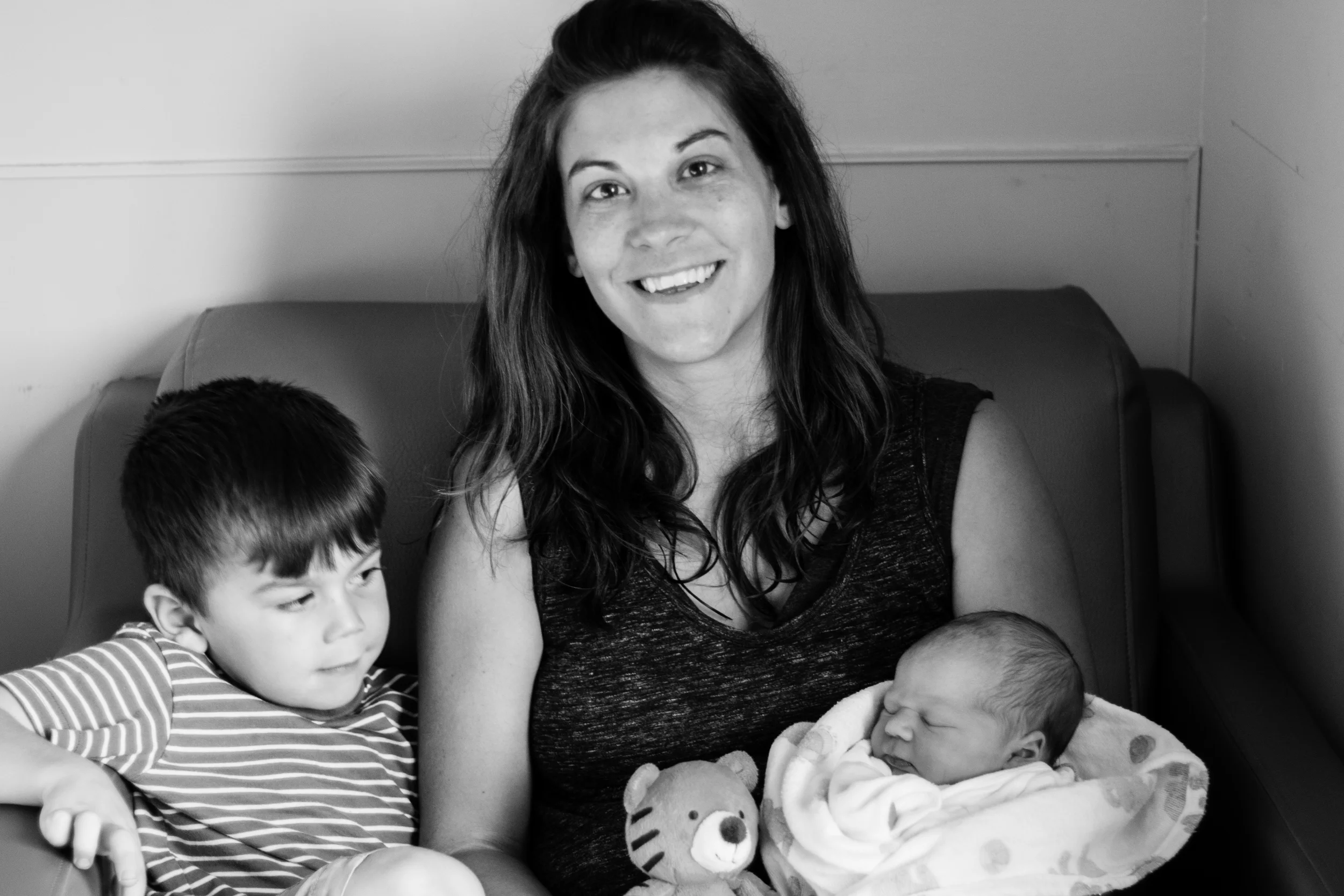 Colter Meets Quincy for the 1st time.