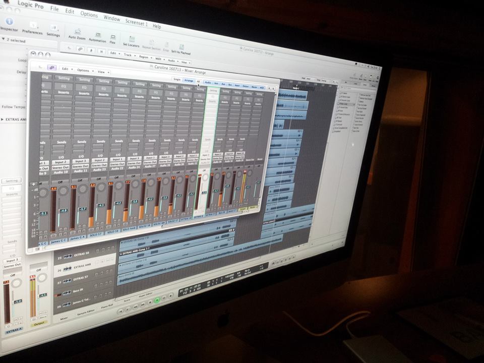 Recording CarolineTracks