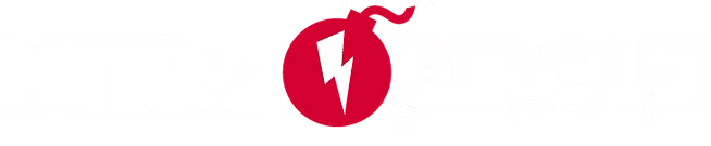 Logo of Nintendo, featuring a red circle with a white lightning bolt and the words 'Nintendo' in black text.