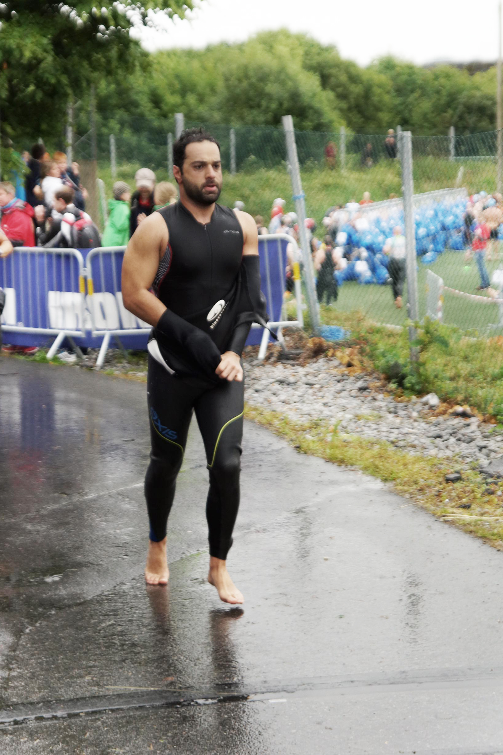 Felt great coming out of the water, but a little pissed off at myself for the late start