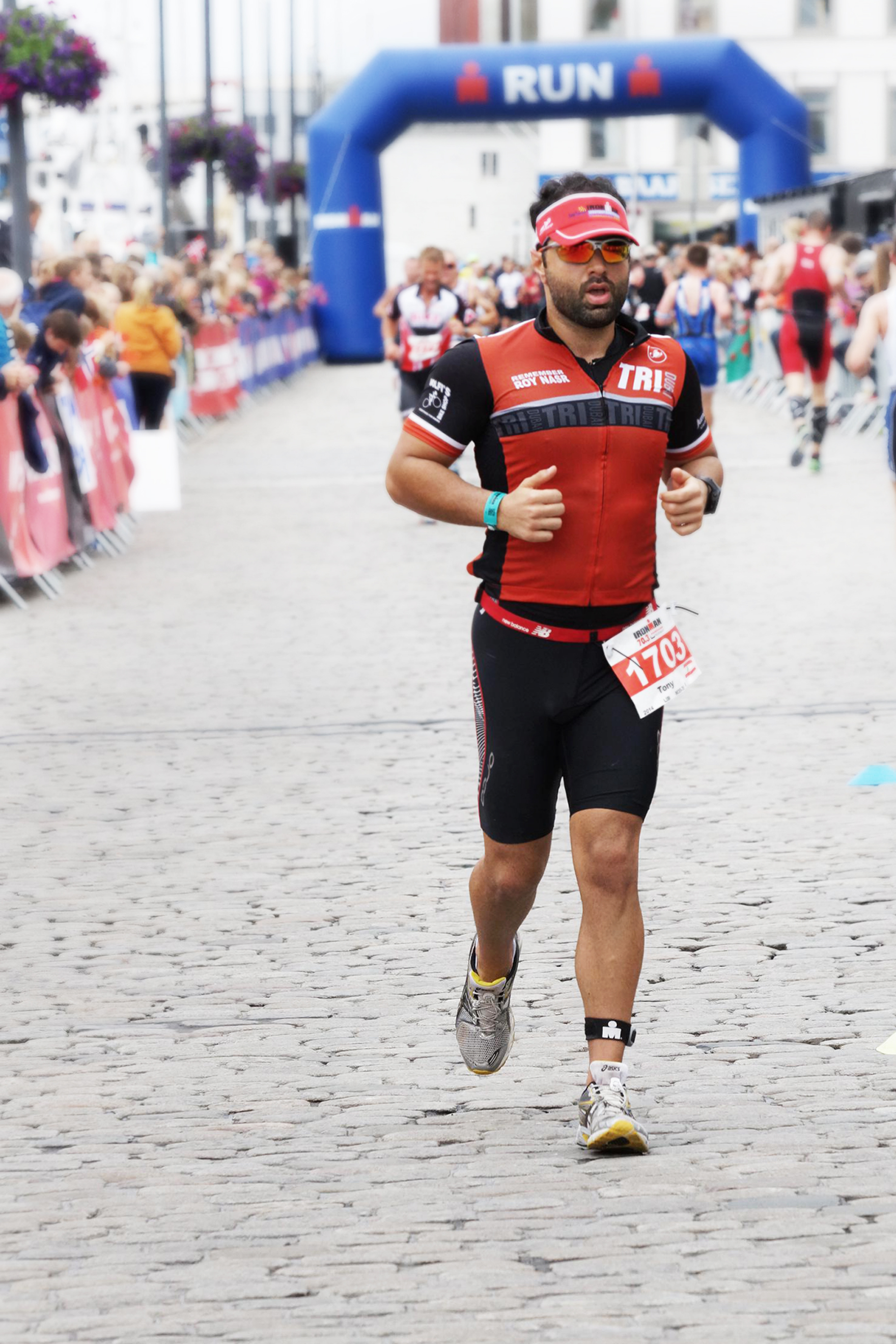 Cobblestones and massive support from the crowds