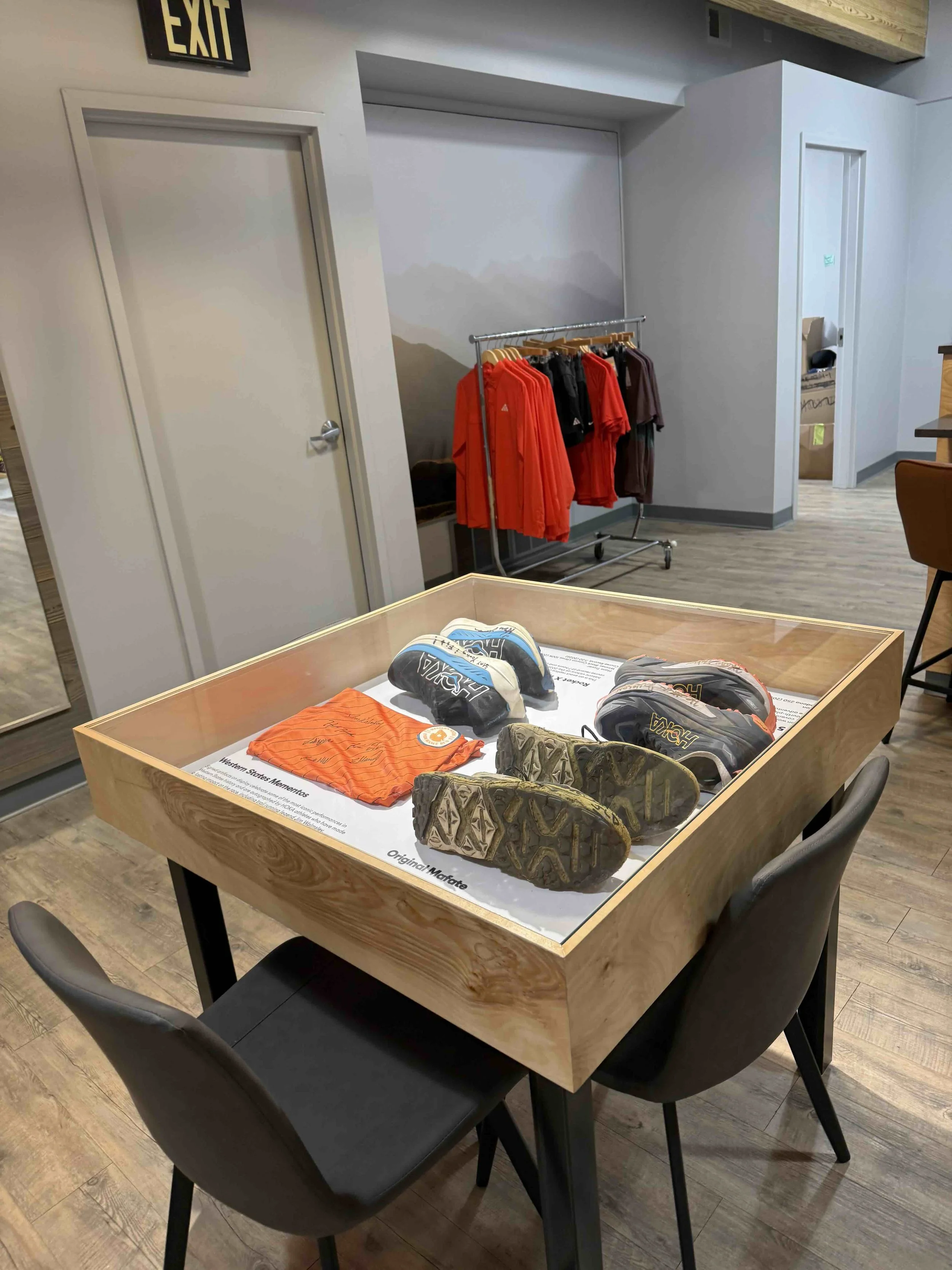 Cafe Table with HOKA Memorabilia .jpg