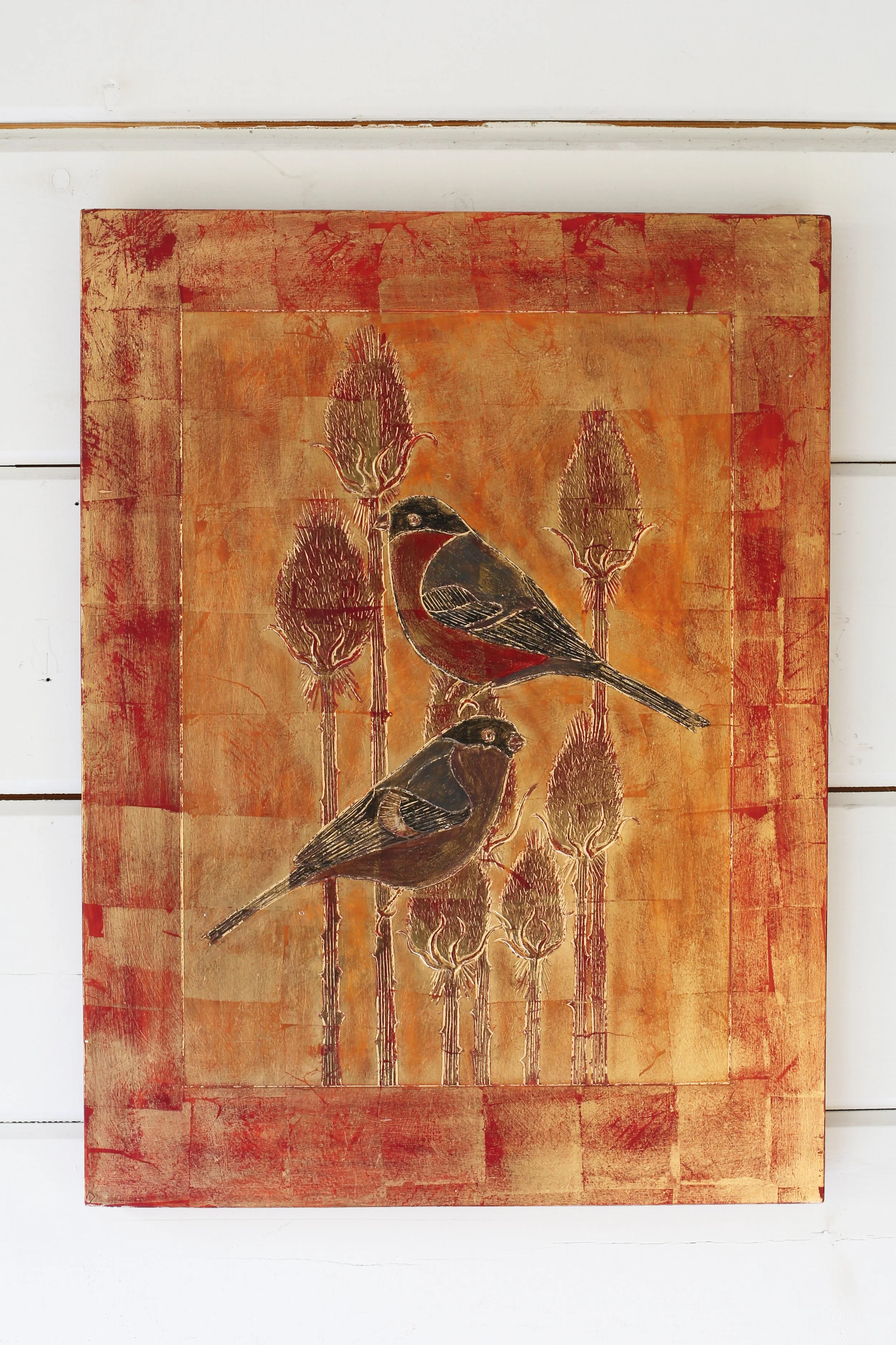 Bullfinches and Teasels.