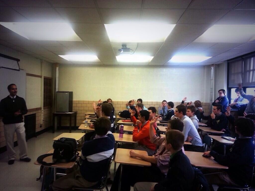 Speaking At Canisius High School