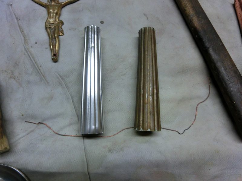 After (left) and before (right)
