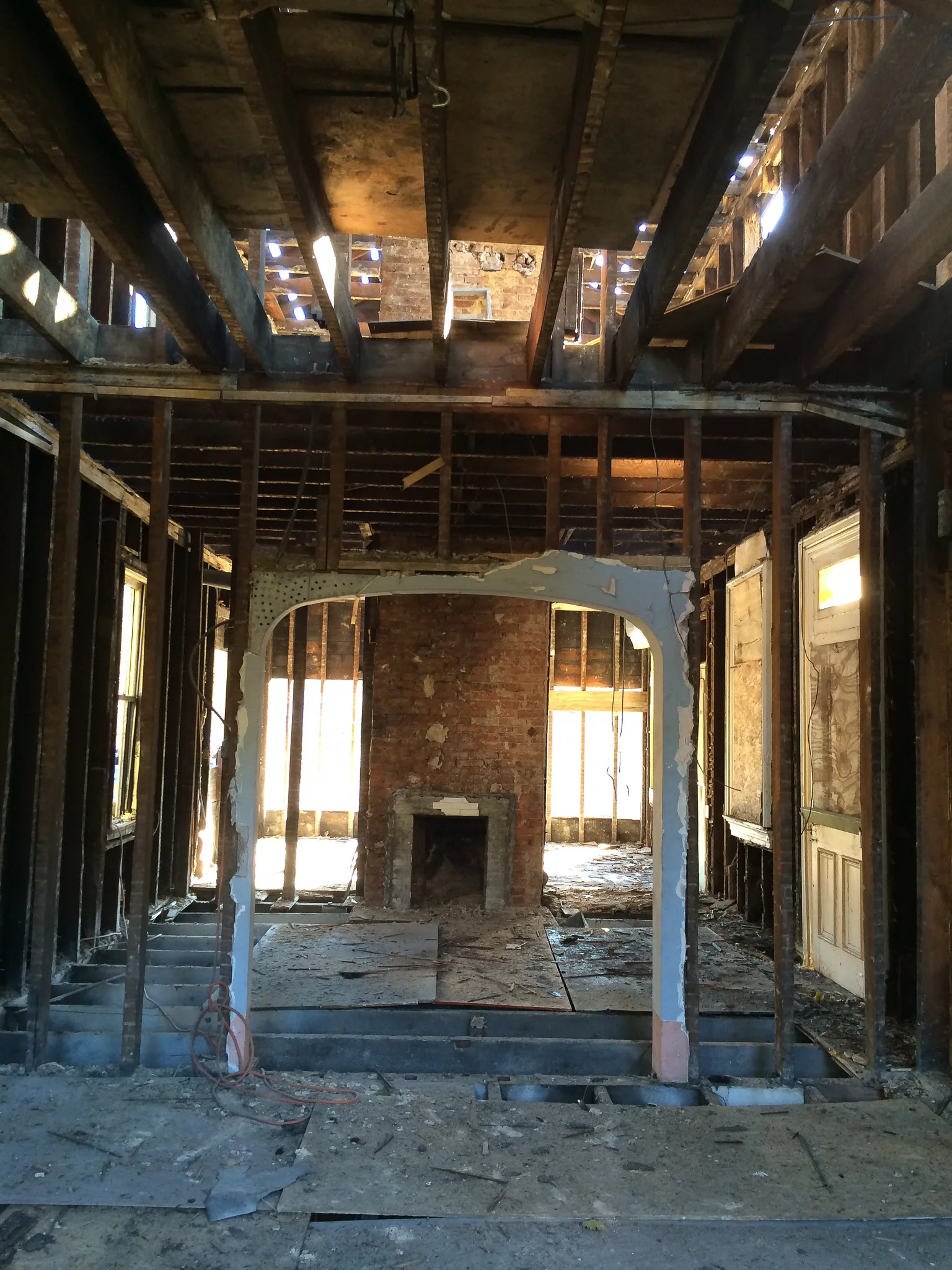 From the living room looking toward the kitchen.