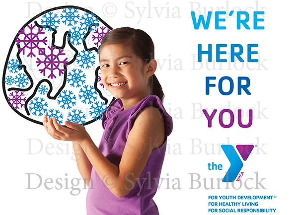YMCA Winter Season Card Design