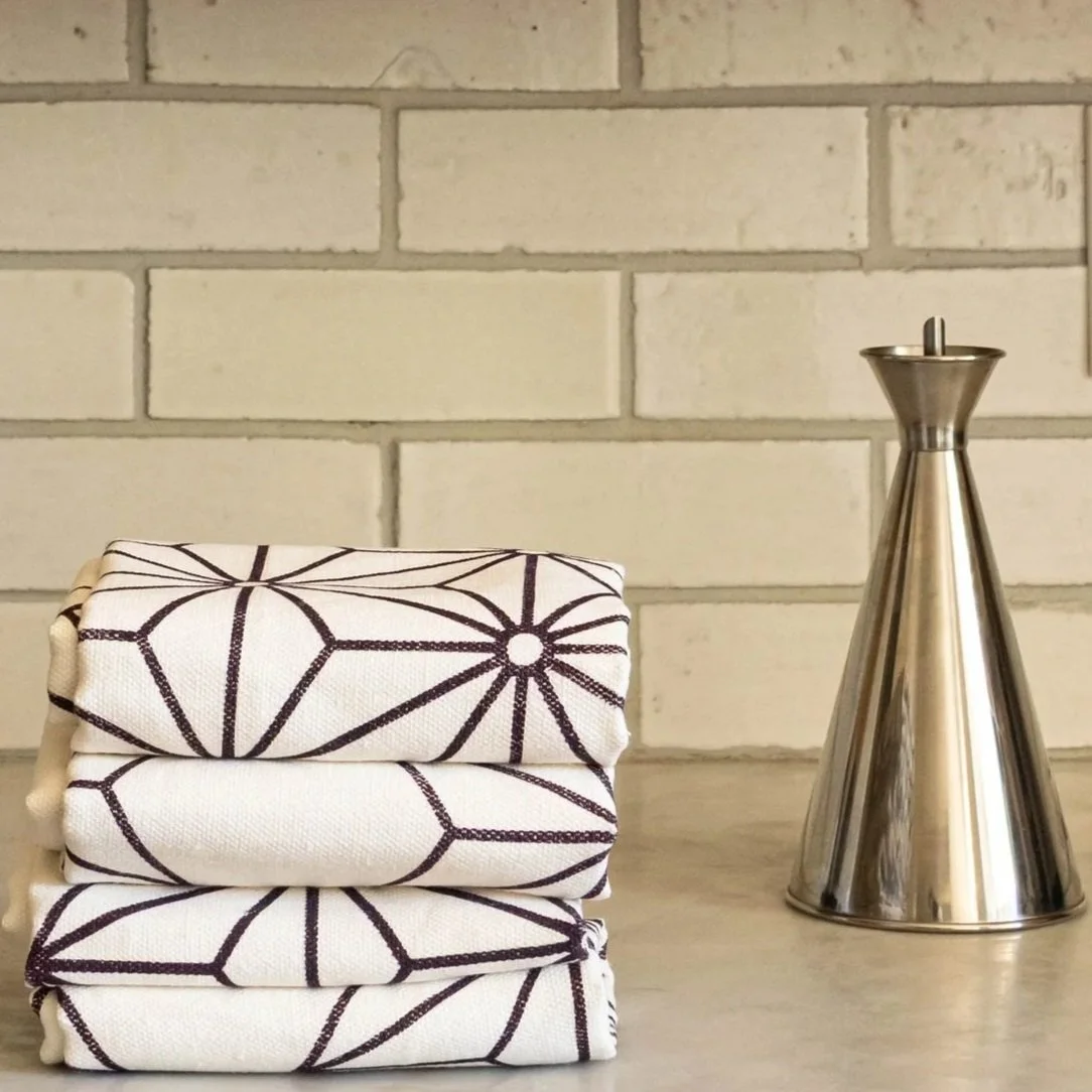 Linen Tea Towel | Plum