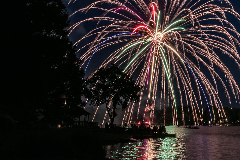 Lake Woodland Fireworks