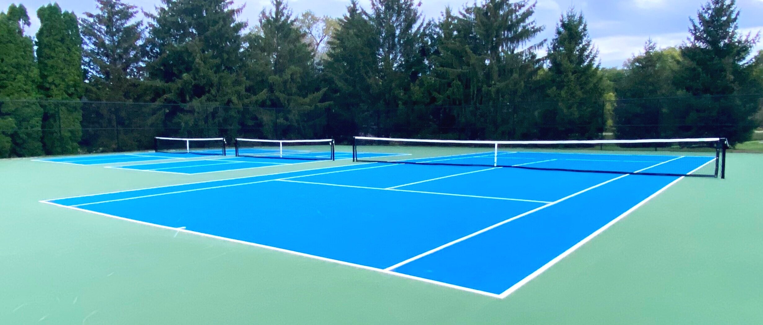  New tennis court and two pickleball courts installed in 2020 