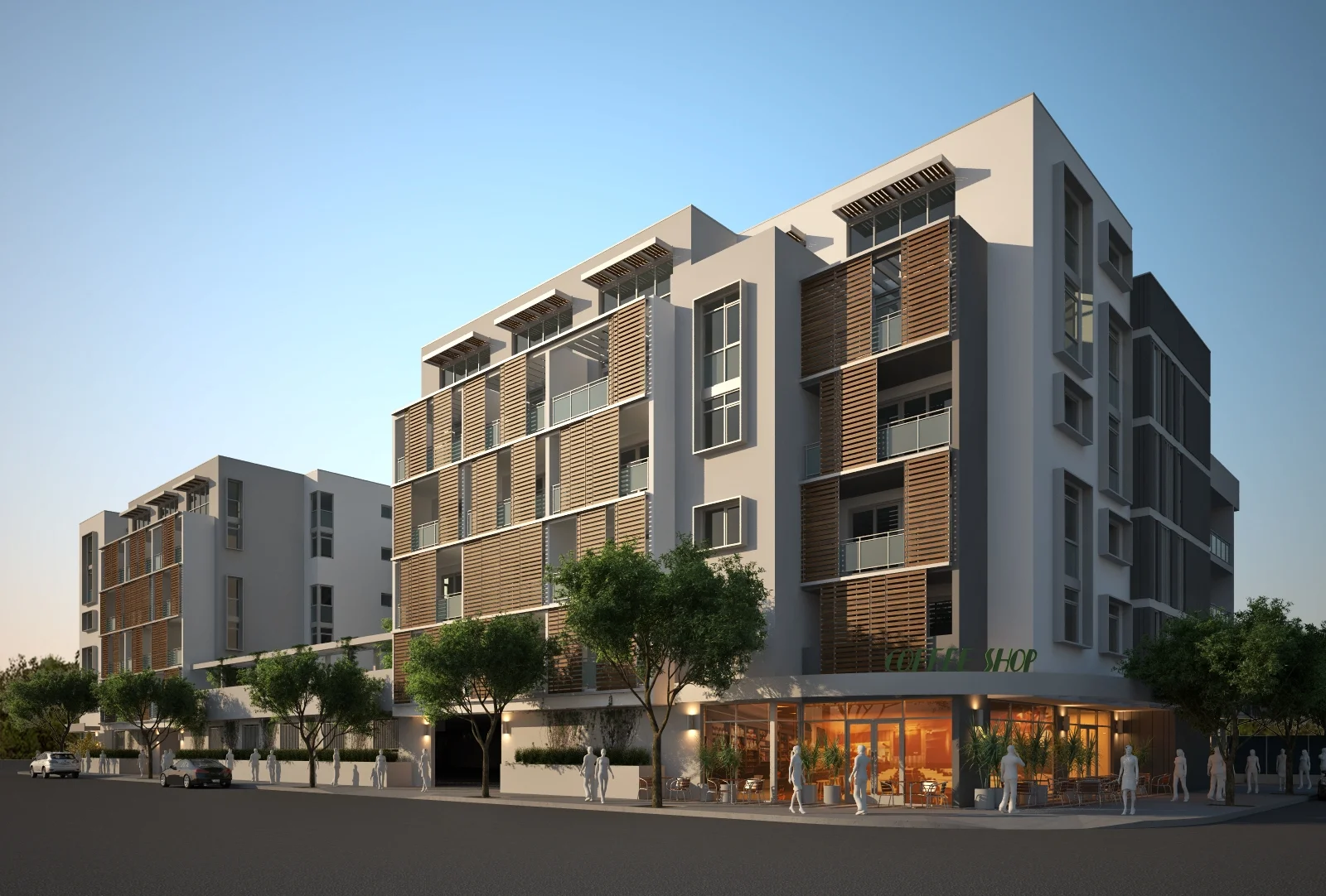 70-unit 5-story building over 3,000 sf of retail in Hollywood