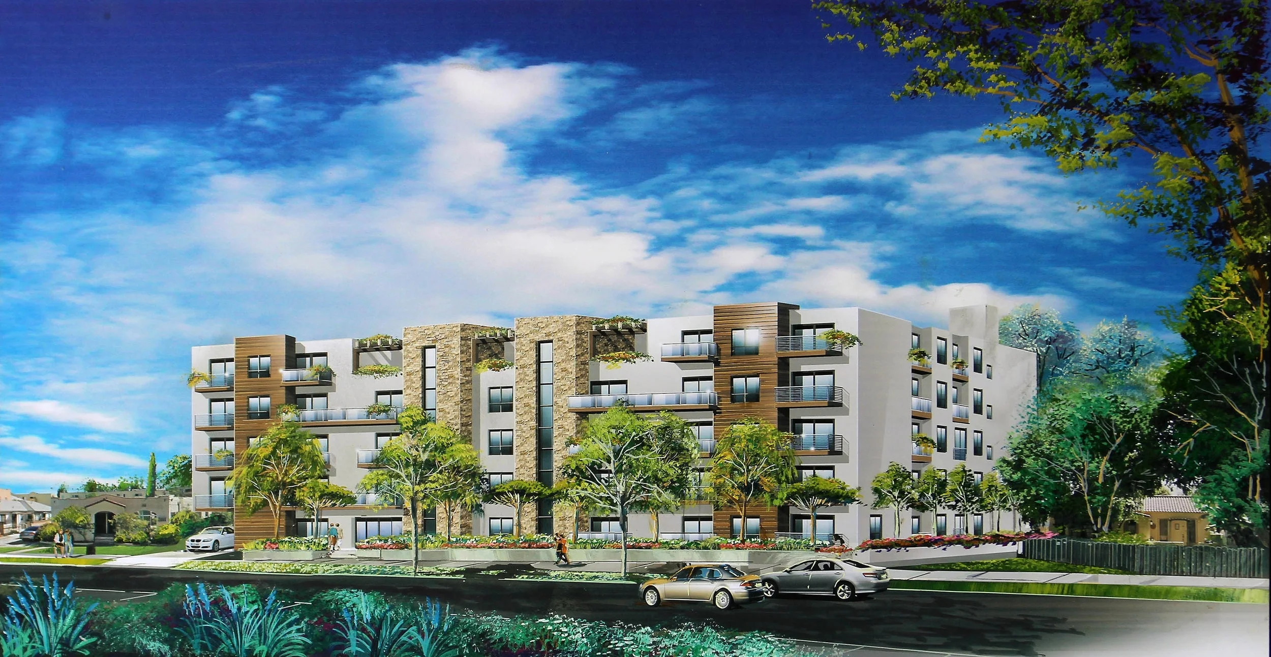 61-unit 5-story apartment complex in Encino