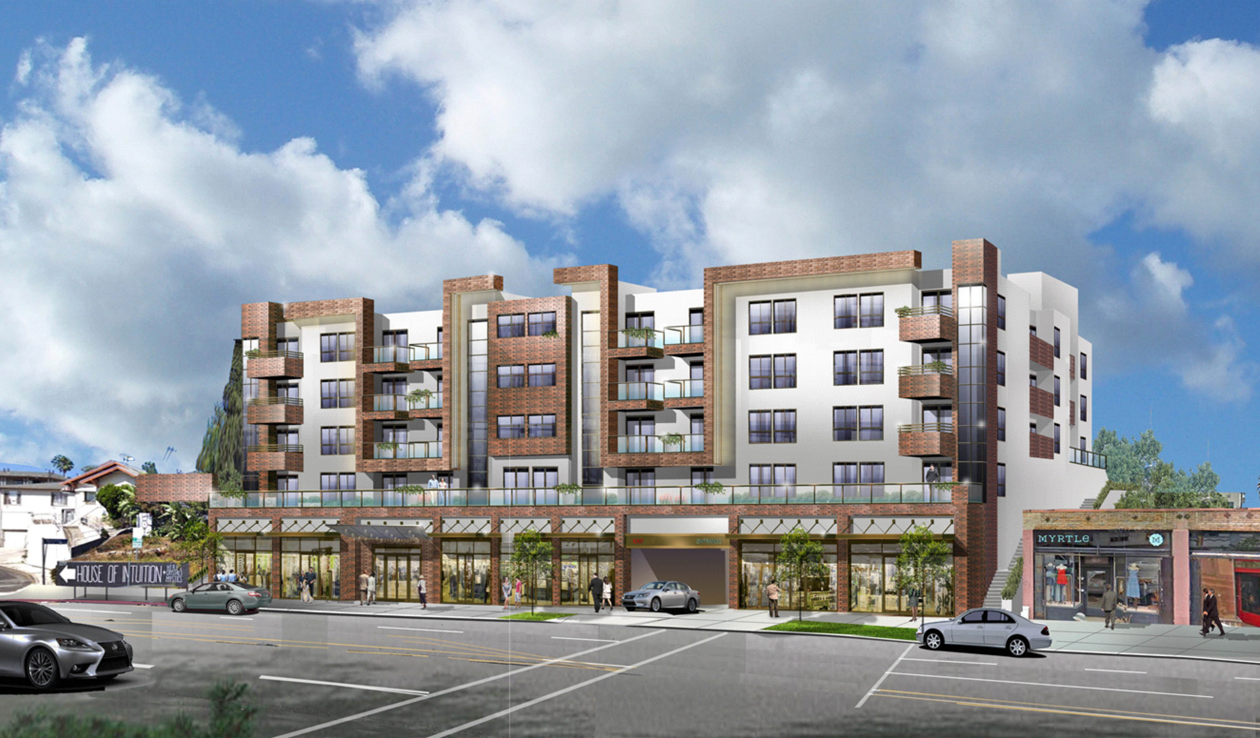 62-unit 5-story building over 9,000 square feet of retail in Echo Park