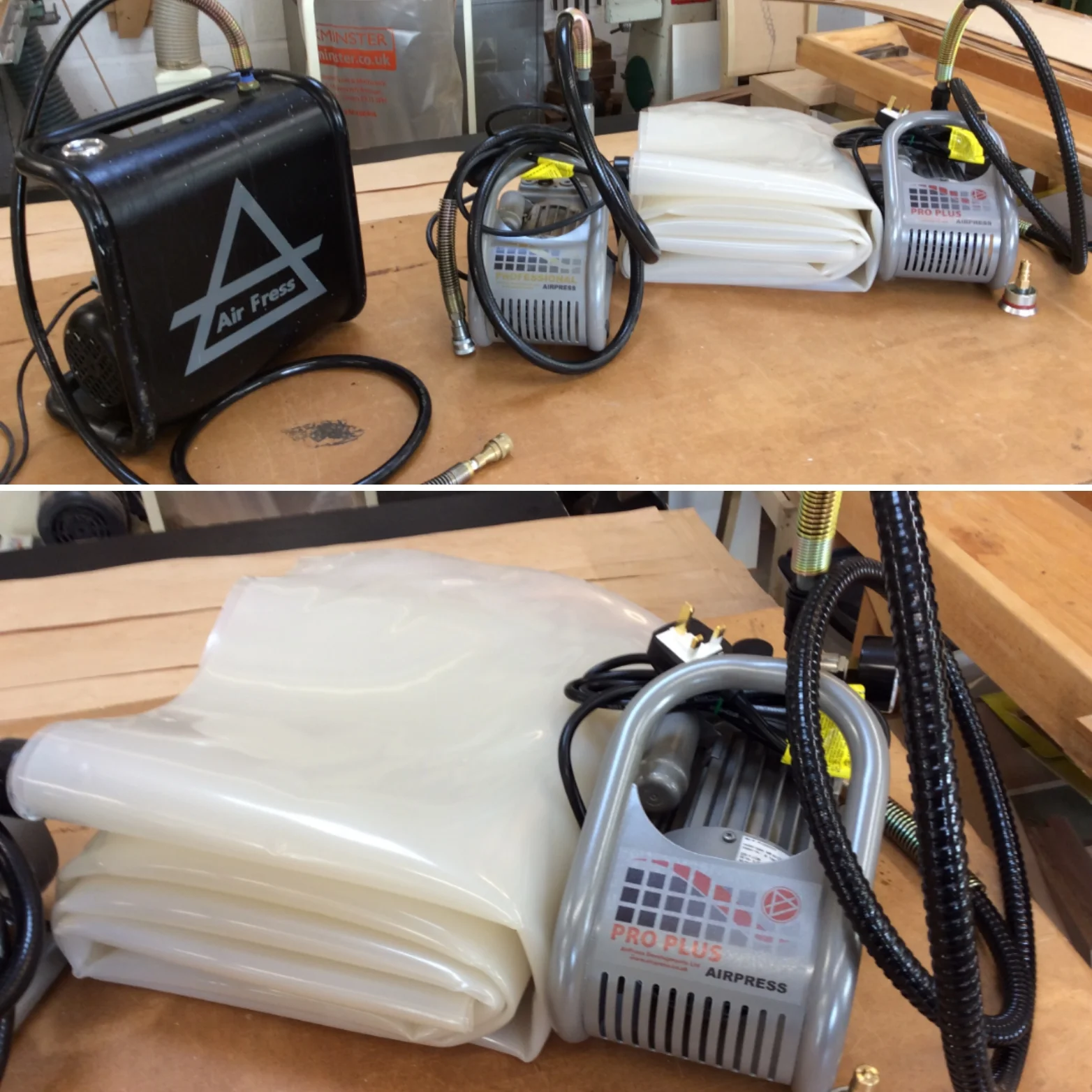 New equipment for the school. Airpress professional kit supplied by www.airpress.co.uk