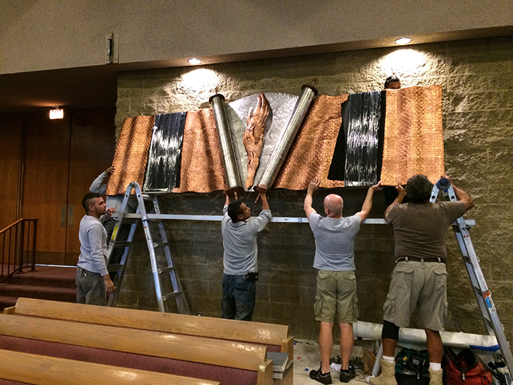 and so it begins… installation of L'Dor V'Dor