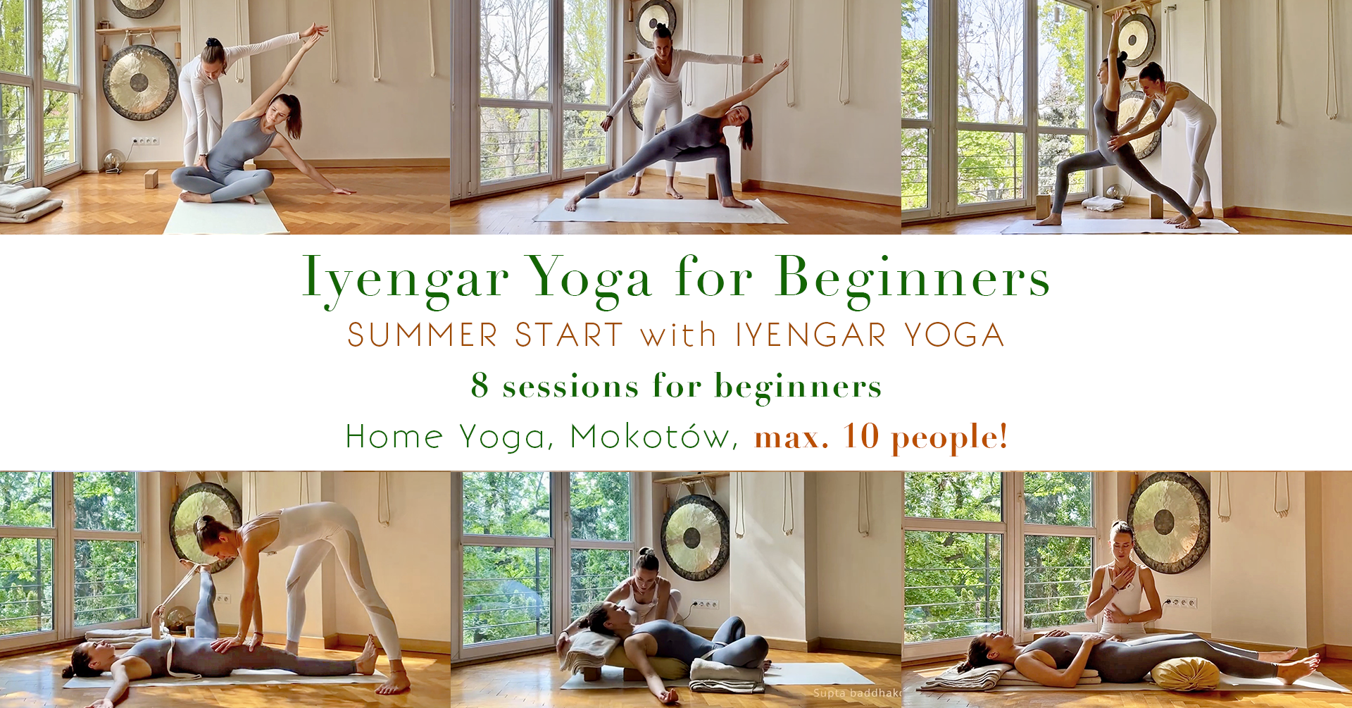 Summer  Iyengar Yoga for Beginners 2-28 July 2026