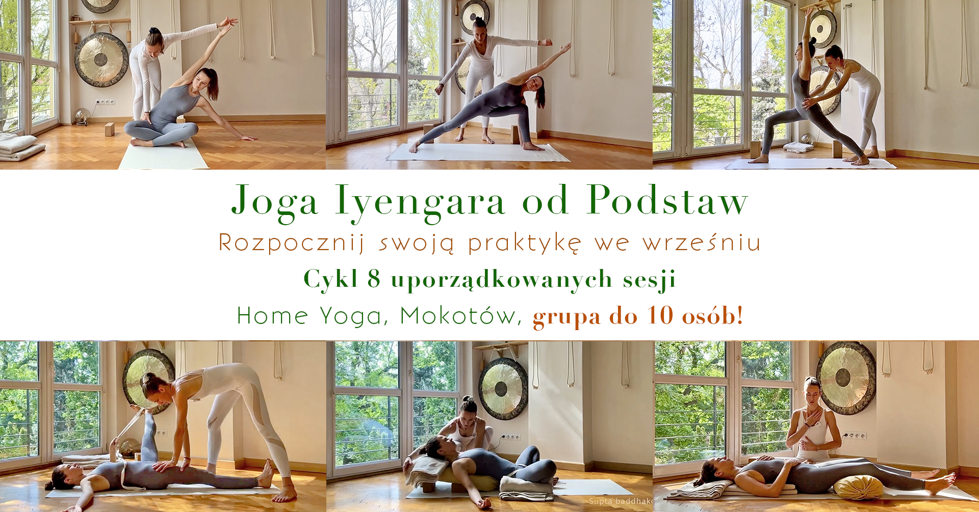Joga Iyengara od Podstaw 15 września - 8 października 2026