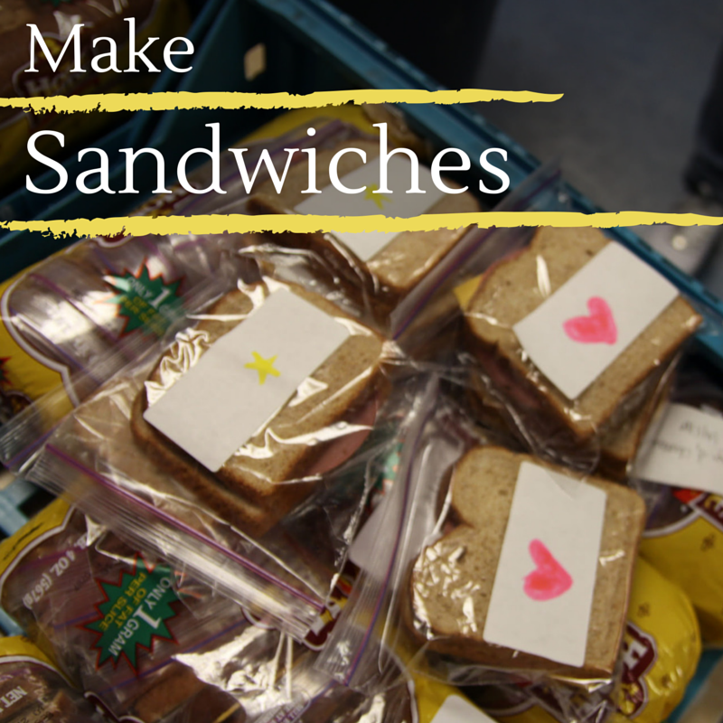 Fight poverty: make sandwiches for a shelter