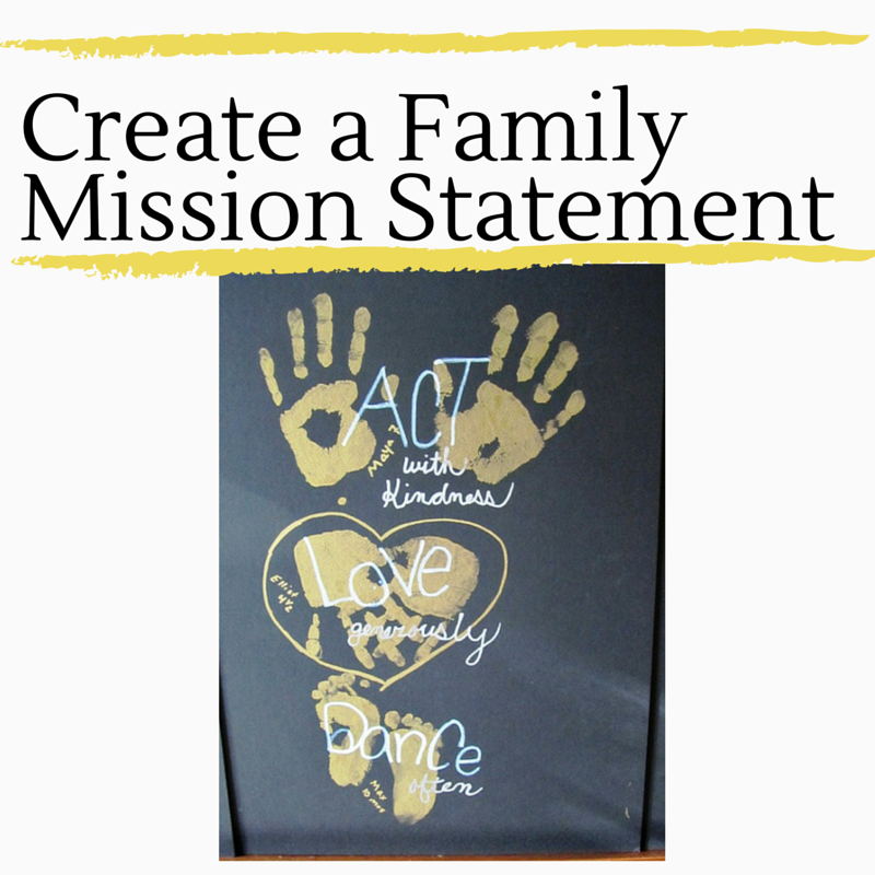 Create a Family Mission Statement