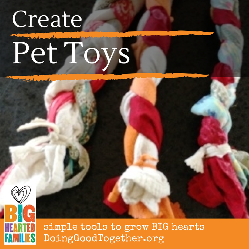 Create Pet Toys Doing Good Together