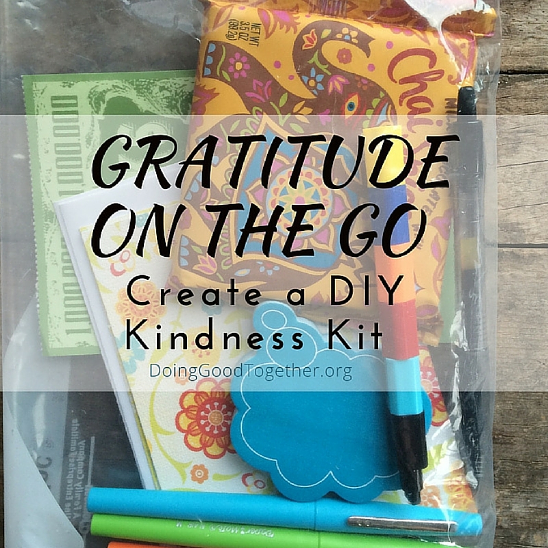 Community Give-Back Project Idea: Kindness Kits. Gift Ideas for