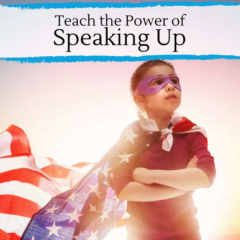 Teach the power of speaking up with unique project tips and conversation starters.