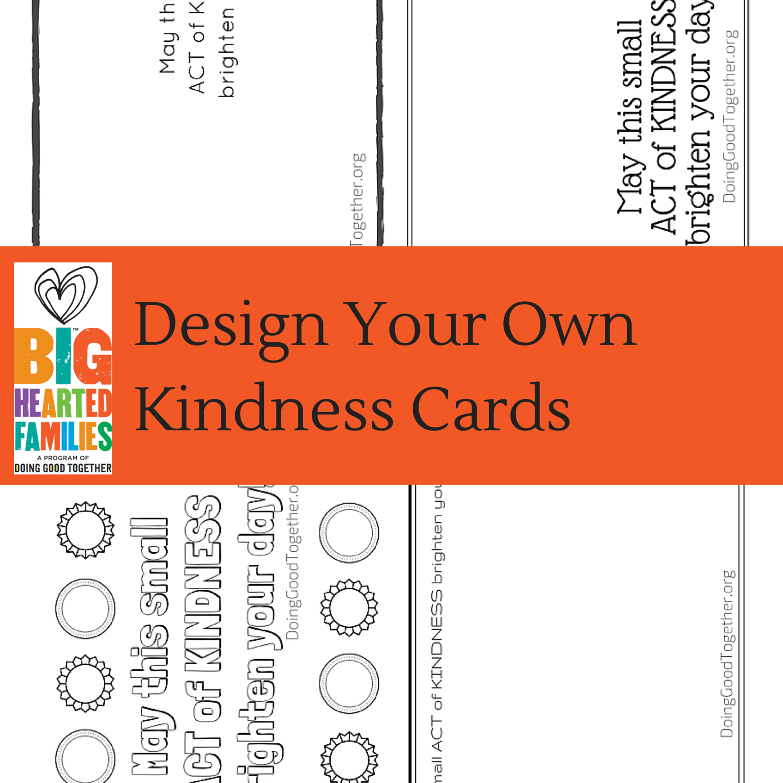 Design your own kindness cards!