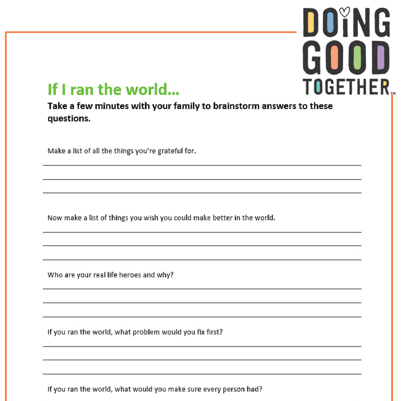 Free Printables For Immediate Acts Of Kindness Doing Good Together