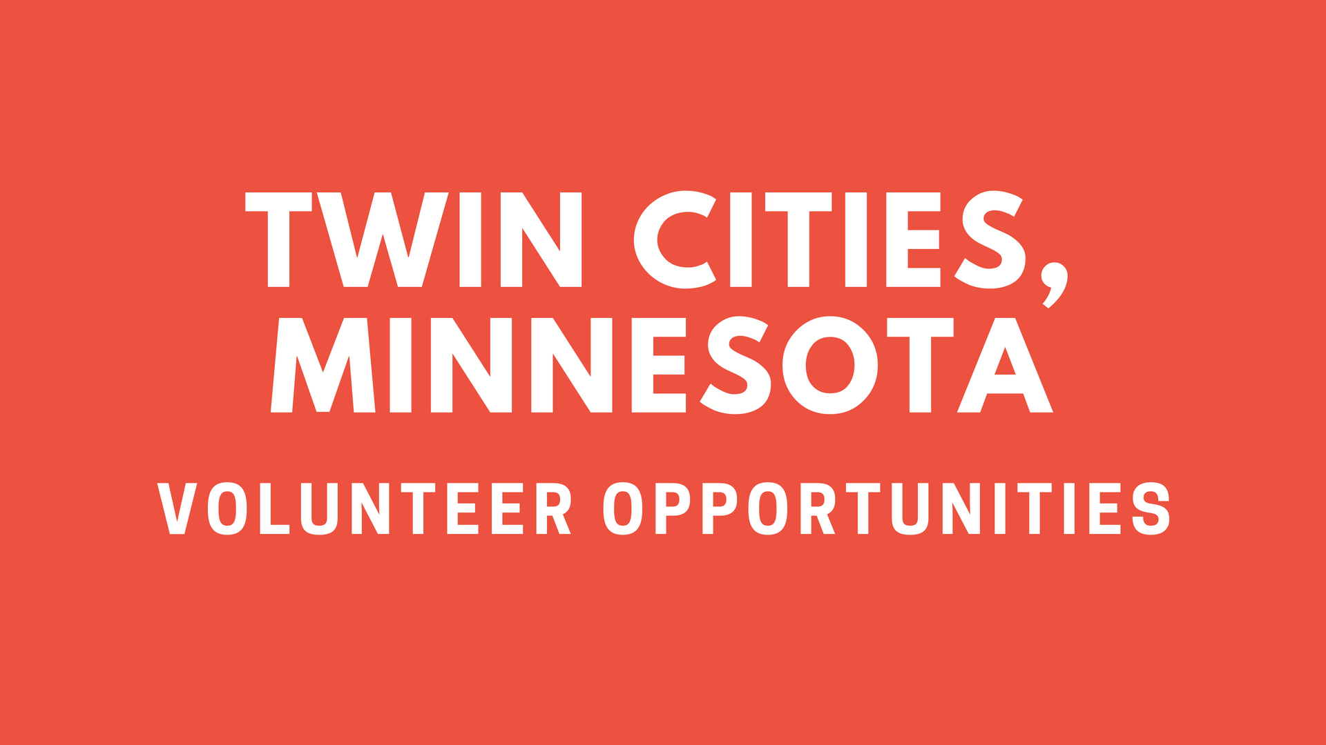 Twin Cities Family Volunteering
