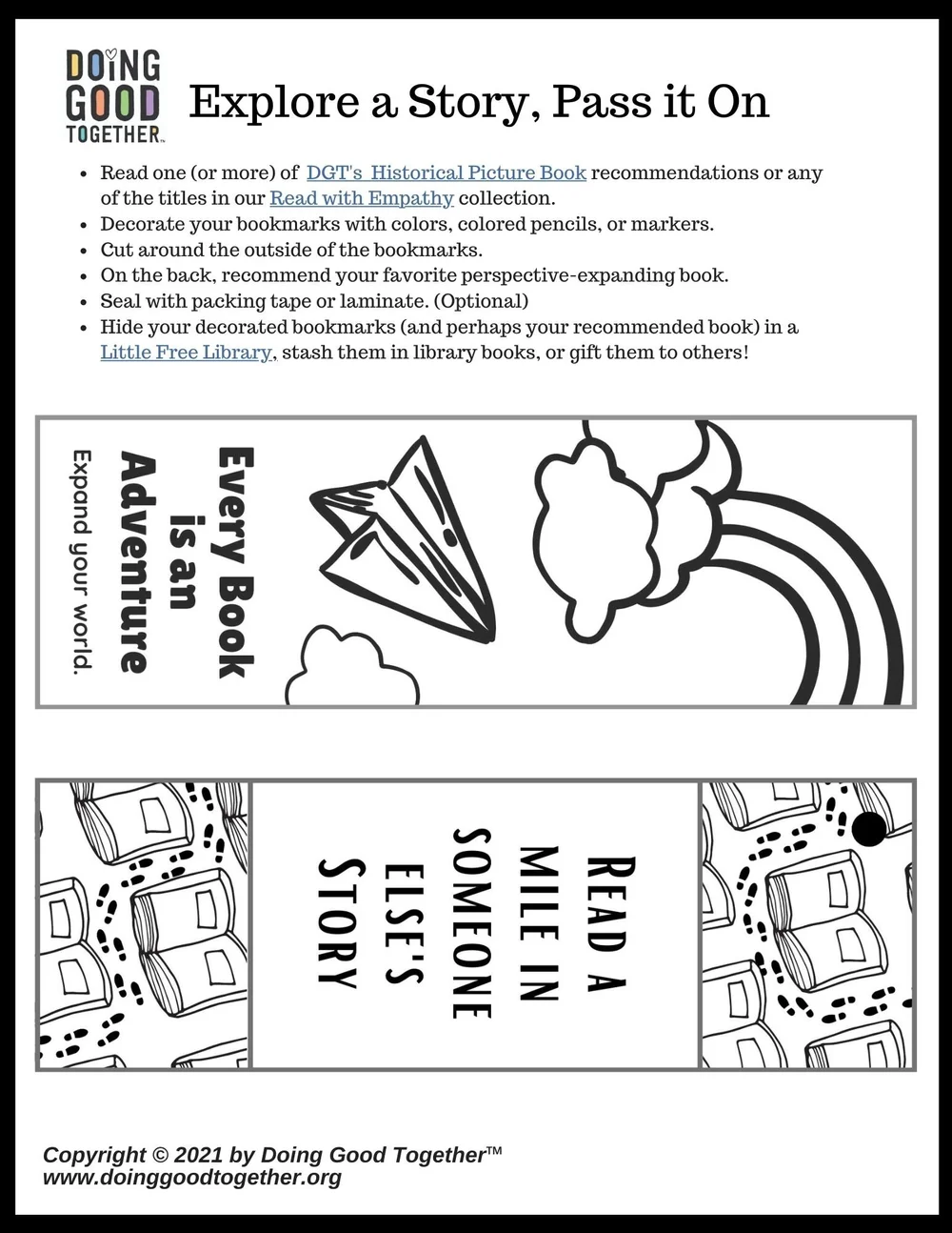 Share Bookmark Kindness — Doing Good Together™