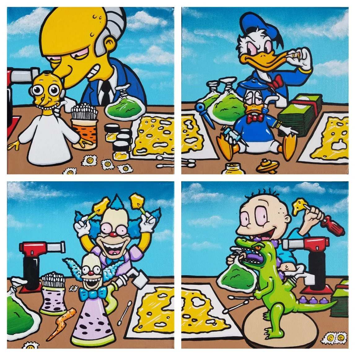 2x2 Gloss Stickers - Set of 8 New Designs