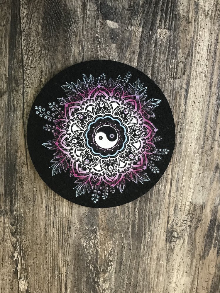 Yin Yang Mandala Dab Mat — East Coasters