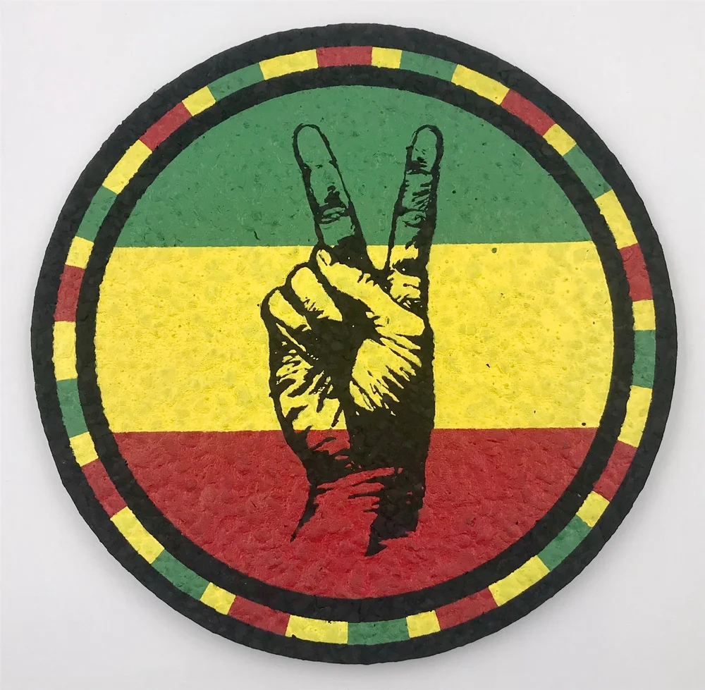 Peace Color Rasta Rasta Peace Sign