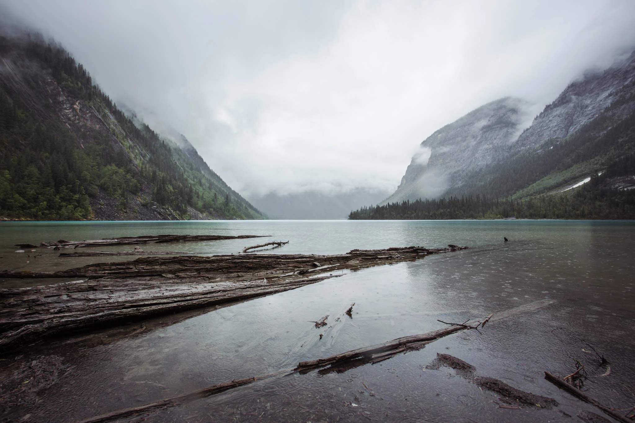 Another view from the close end of Kinney Lake. 