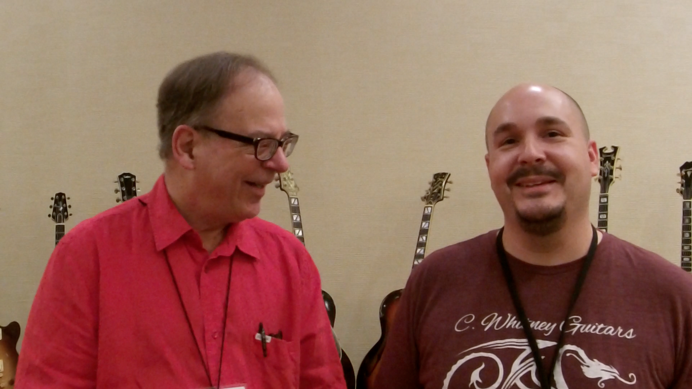 Corey W. with Thomas of Van Hoose Vintage Instruments