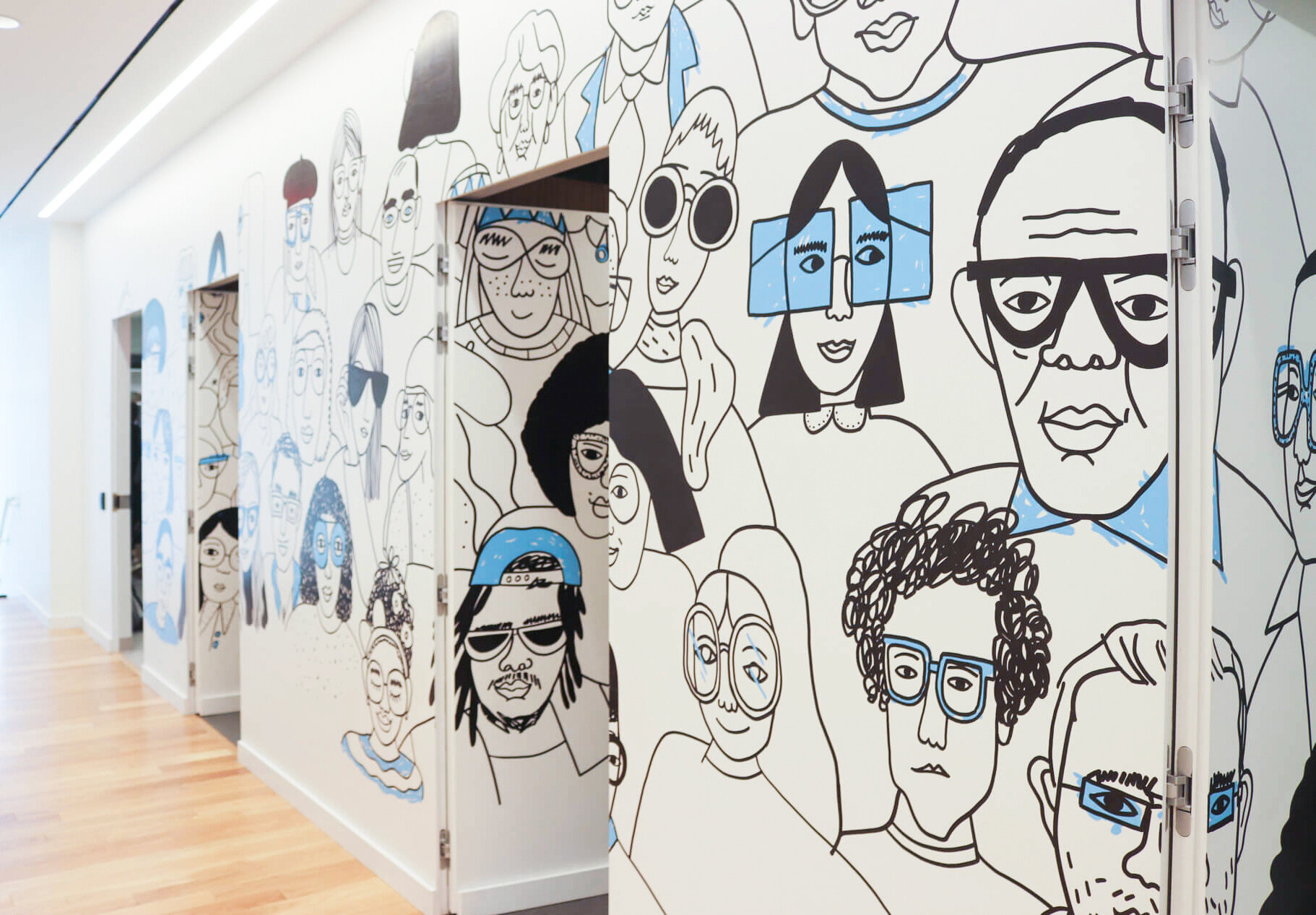 Warby Parker Mural