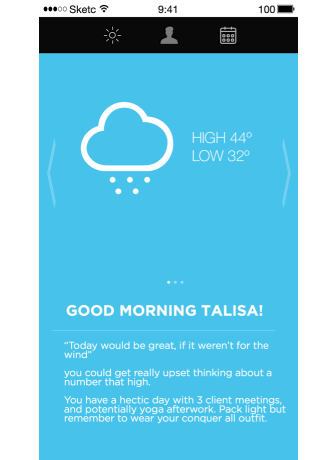 Talisa's Day Hype Prototype