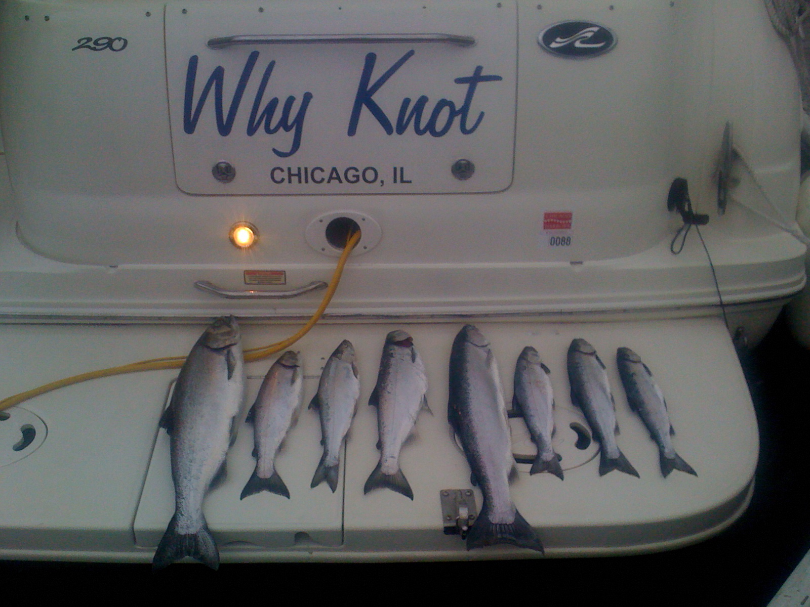 Evening Lake Michigan Fishing