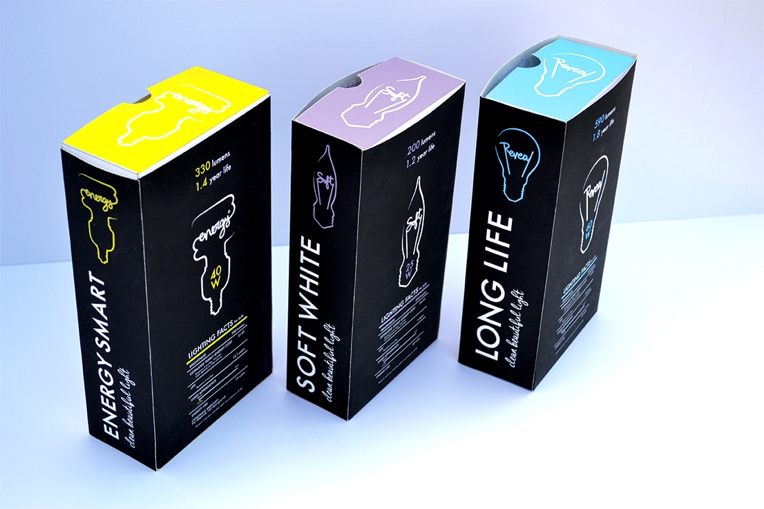 GE lightbulb Packaging