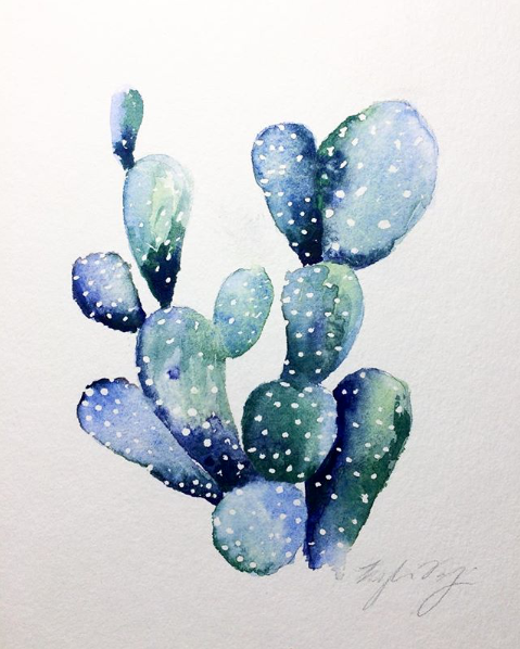 Cactus Watercolor