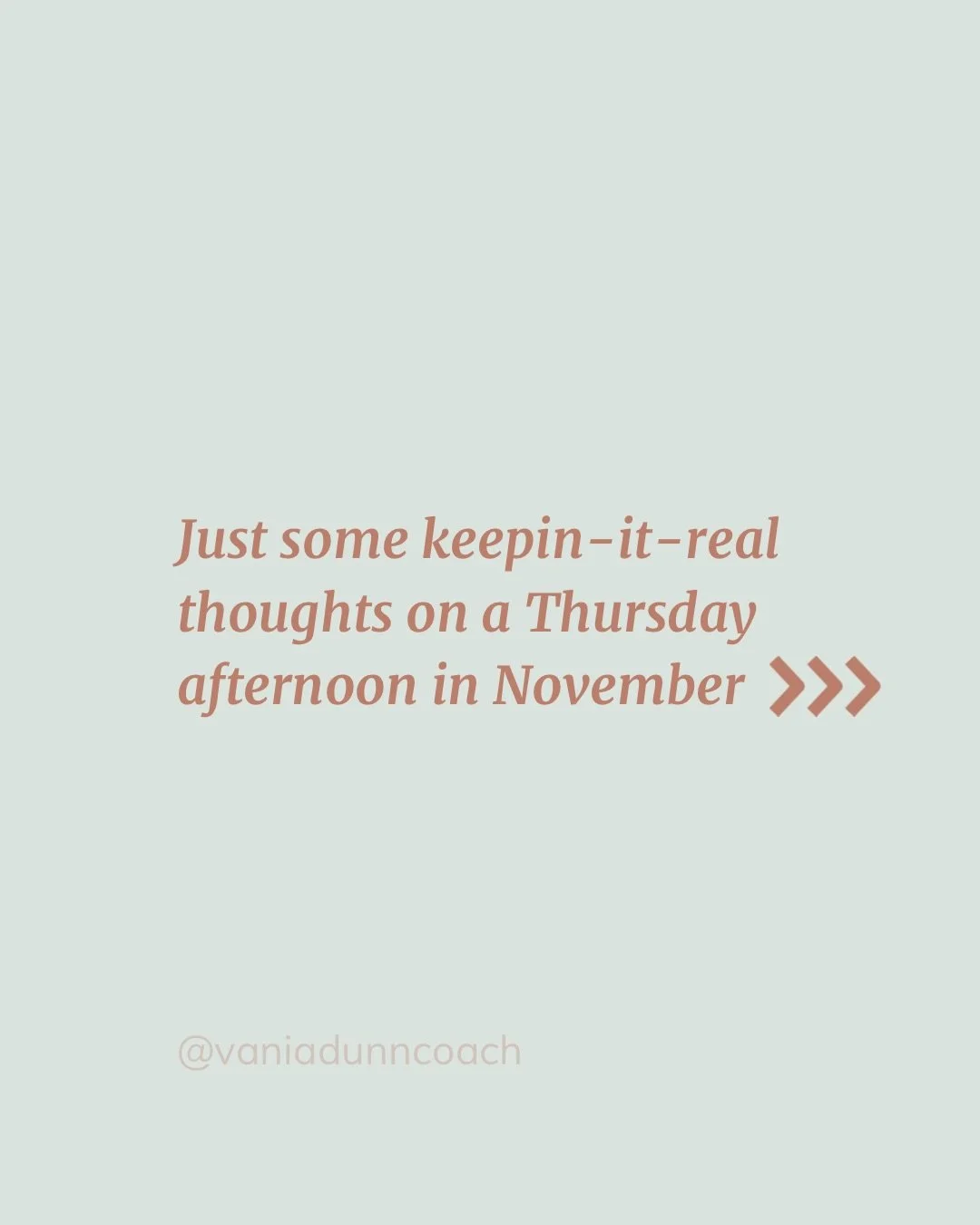 Not gonna break the internet. But here it is&hellip;

👉🏻 Not everyone is going to clap for you. Keep going anyway.

👉🏻 Loud supporters to your face aren&rsquo;t necessarily loyal behind your back. Guard your heart and keep good boundaries.

👉🏻 