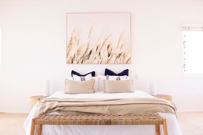 Styling Shorehaven | Master Bedroom | Styled by Simone Barter Furniture Casa Noosa