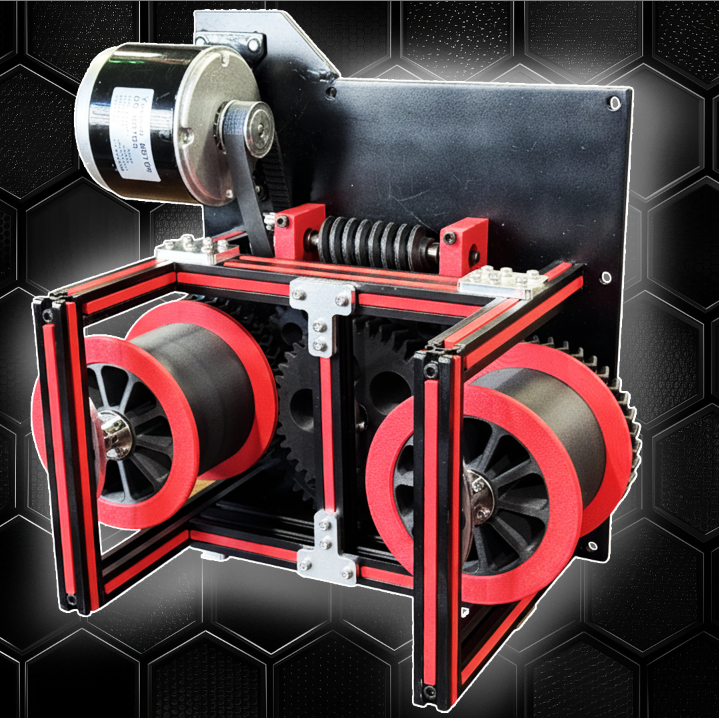 Designed and 3d Printed Mechanical Winch