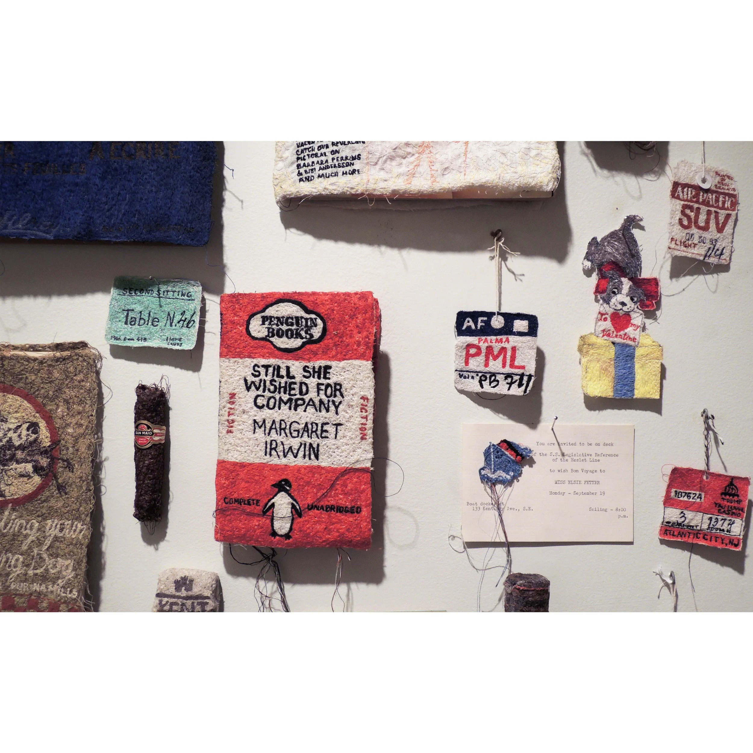 What Remains in the Drawer, installed at Gladstone Hotel 2014