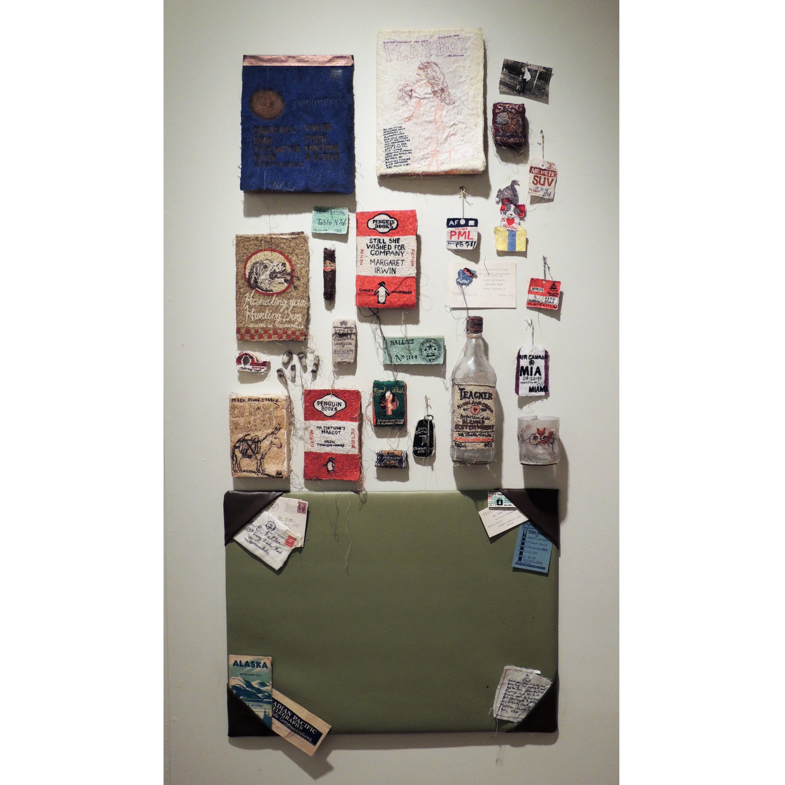 What Remains in the Drawer, installed at Gladstone Hotel 2014