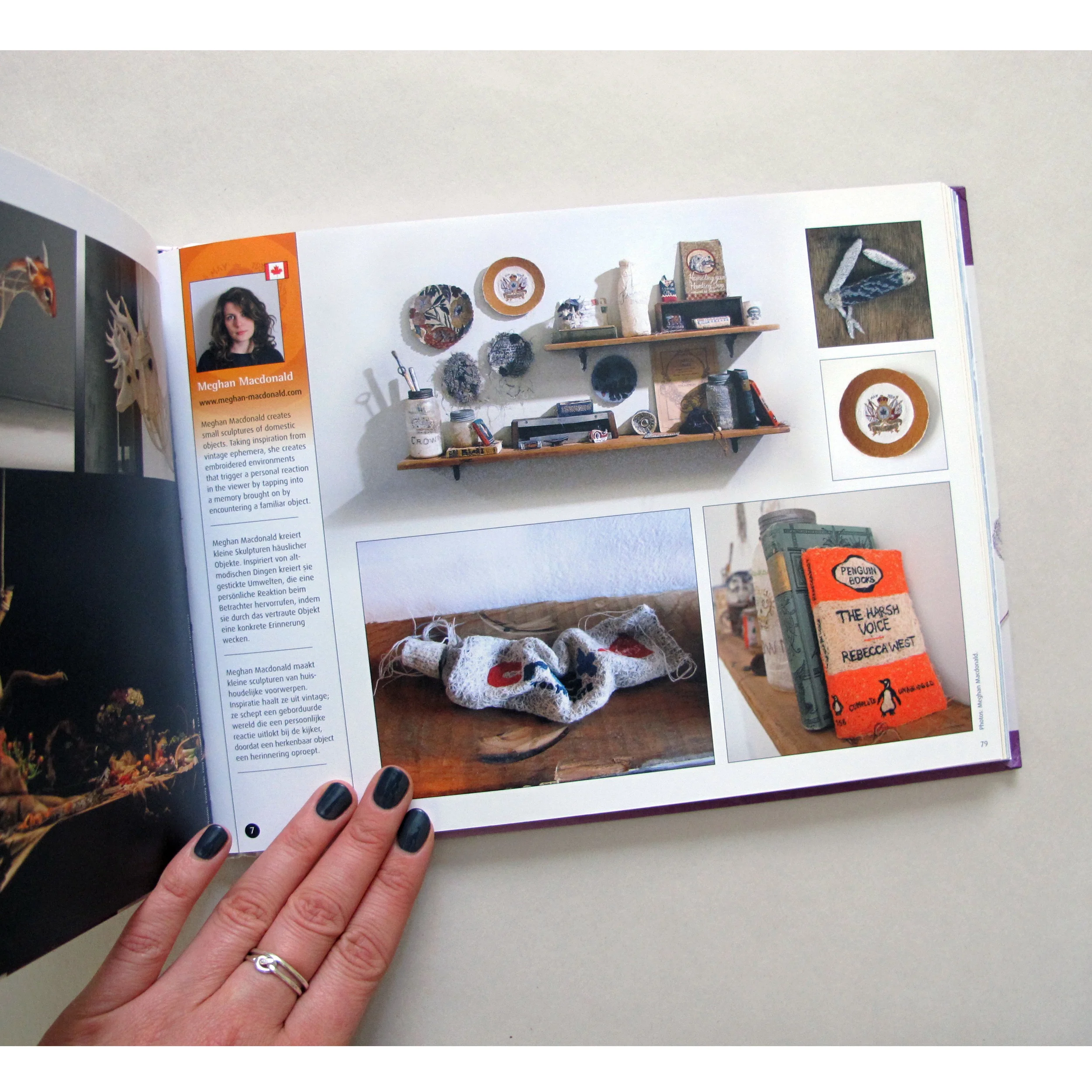 Textile Art Around the World, published in the Netherlands 2014