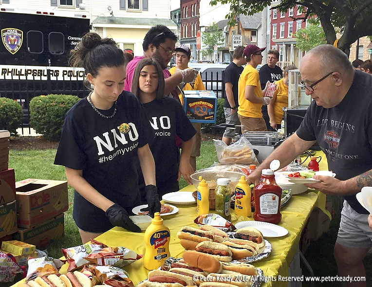 Eternity and Destiny (such great names), simply jumped in and did whatever needed to be done at National Night Out. They were two of many, many students who came to serve, not be served.