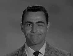 Growing up, I loved to watch, The Twilight Zone . The unique voice of Serling was enticing. (This is not my photograph)