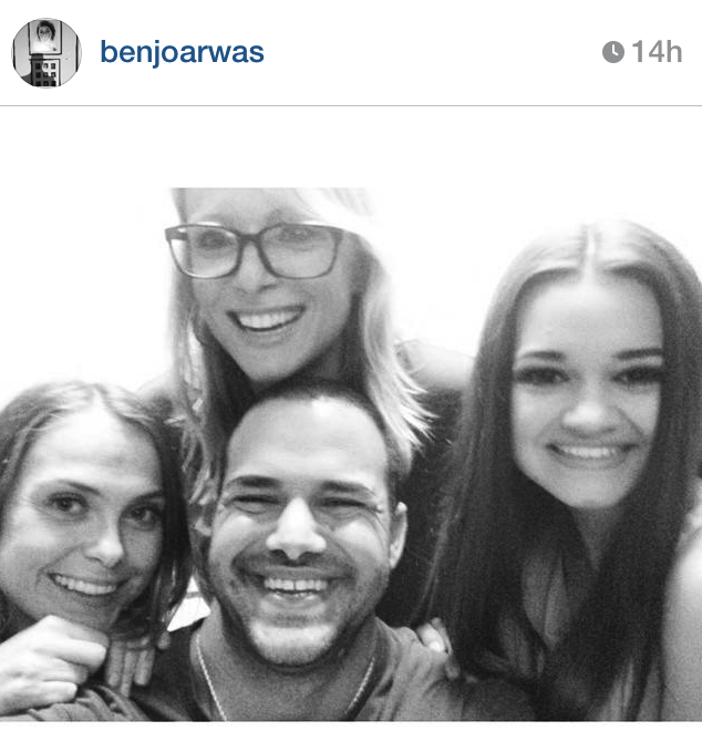 The team: Franzy, Benjo, Ciara and I