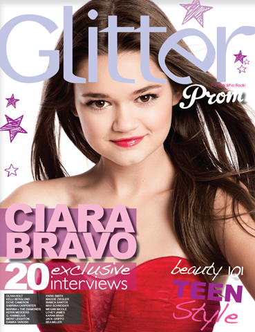 Actor - Ciara Bravo / Glitter Magazine / Celebrity Make-Up Artist, Hair Stylist Mara Capozzi